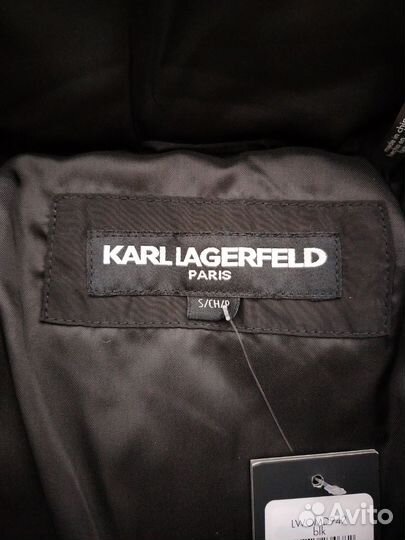 Куртка пуховик с капюшоном Karl Lagerfeld оригинал