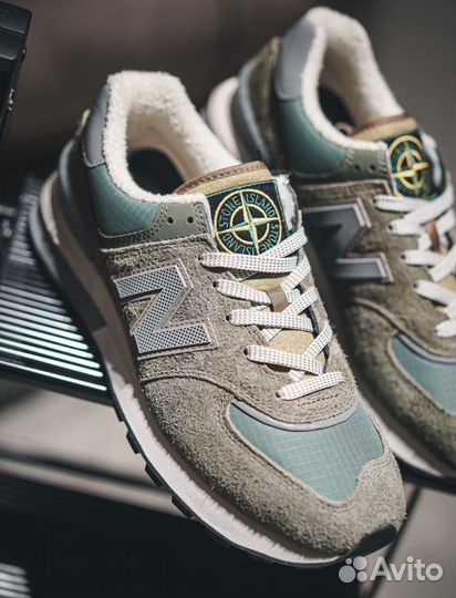 Кроссовки New balance 574 Stone Island