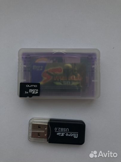 Флеш картридж GBA Super Card sd