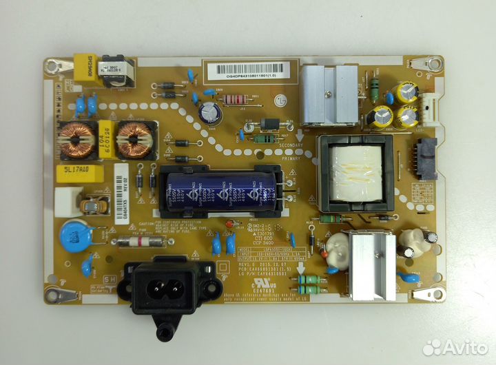 EAX66851301 (1.5) EAY64310501 LG 43LH595V