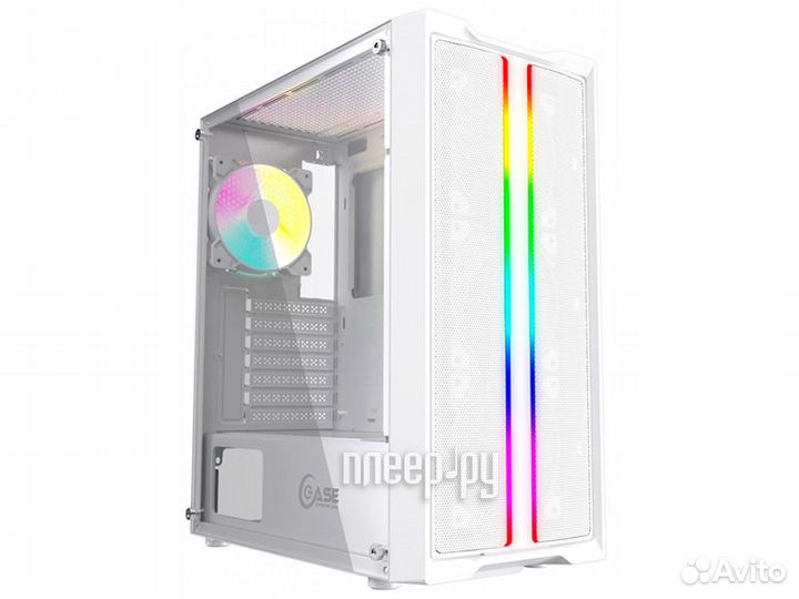 Powercase Mistral Evo ATX без бп White cmiew-F4S