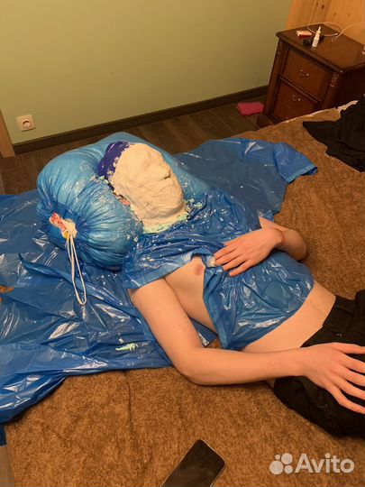 Дизайнерский слепок лица из гипса