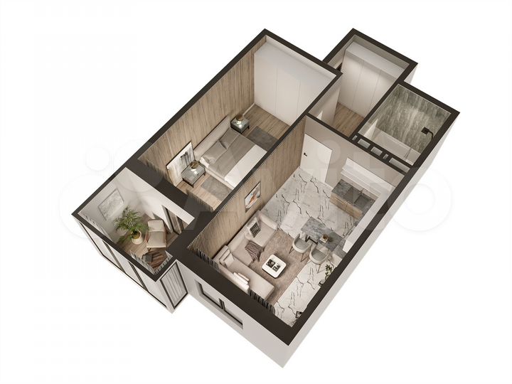 1-к. квартира, 47,8 м², 4/7 эт.