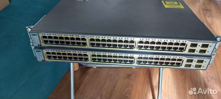 Коммутатор cisco WS-C3750-48TS-S