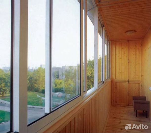 Алюминиевые окна рамы-купе