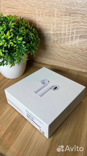 Беспроводные наушники airpods 2