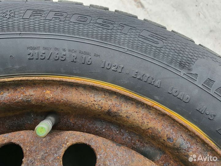 Колеса в сборе r16 зимние
