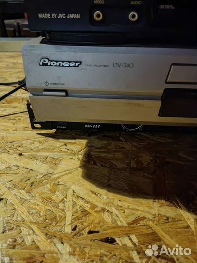 Видеомагнитофон JVC DVD плеер Pioneer