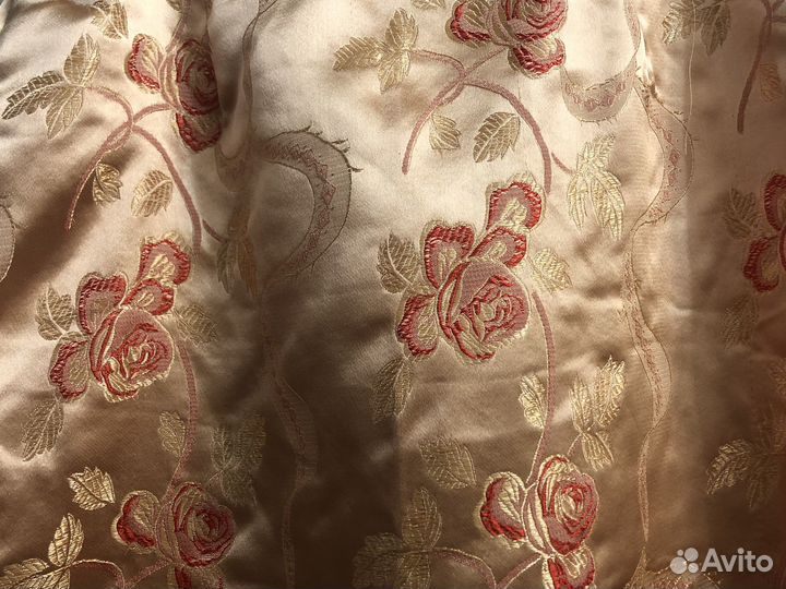 Юбка ципао с розами