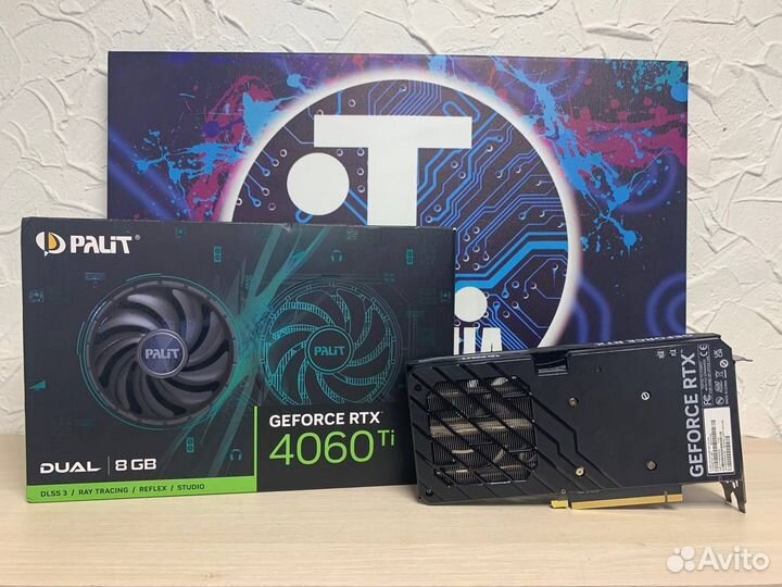 Видеокарта Palit RTX 4060 Ti Dual