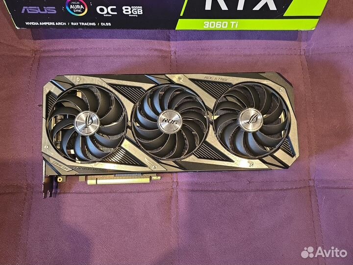 Asus rog strix rtx 3060ti 8gb как новая