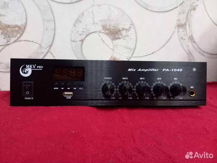 Усилитель PA-1040 на 40 ват Bluetooth