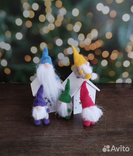 Гномики крючком