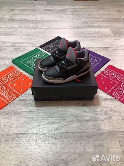 Кроссовки Nike air Jordan 3 retro black