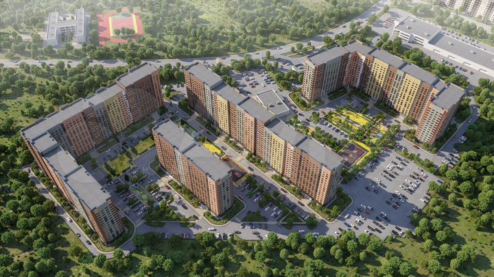 2-к. квартира, 68,4 м², 15/16 эт.