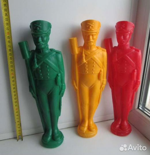 Солдаты русской армии, h-33 см, дутыш,ссср