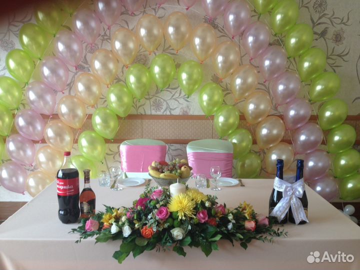 Оформление праздников воздушными шарами и цветами