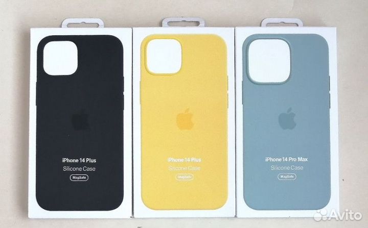 Силиконовый чехол на iPhone 14 Plus/Pro Max