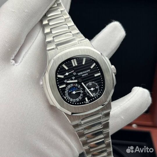 Премиум механика Patek Philippe Nautilus Moonphase