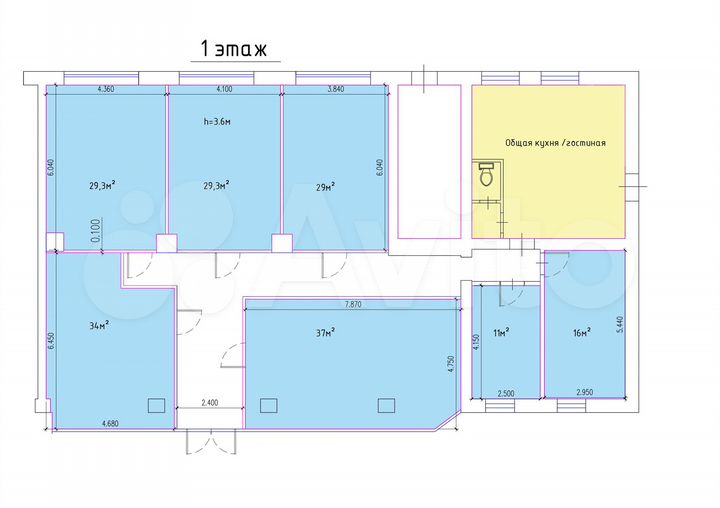 Офис, 186 м²