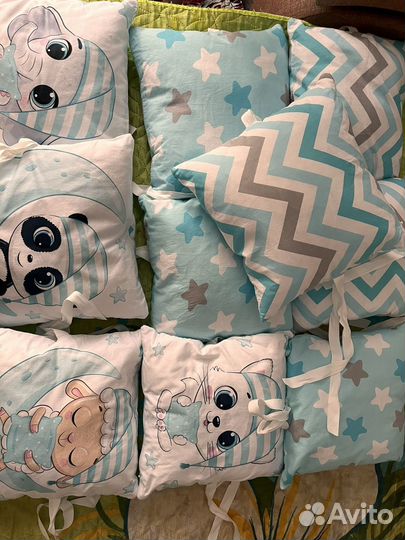 Бортики в детскую кроватку