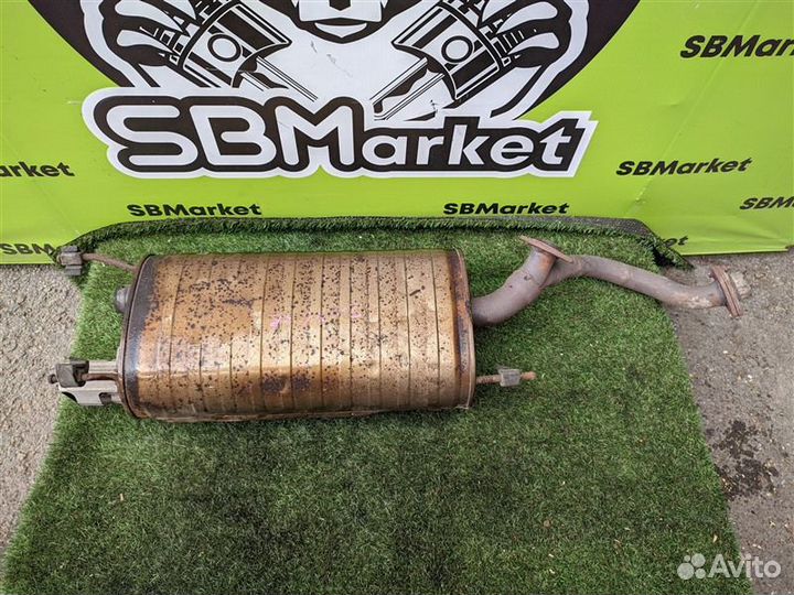 Глушитель задний Toyota Land Cruiser UZJ100 2UZ-FE