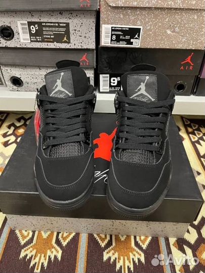 Кроссовки Nike Air Jordan 4 Black Cat новые