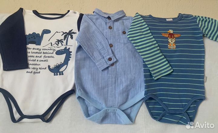 Вещи пакетом на мальчика 68 74