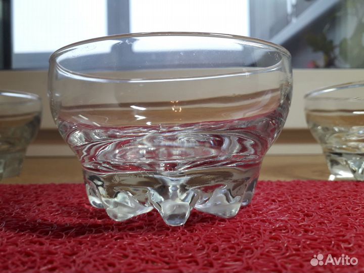 Салатники стеклянные. 3 шт