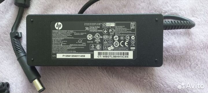 Блок питания зарядное, адаптер HP PPP012H-S