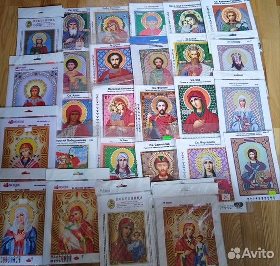 Канва с рисунком для вышивания бисером