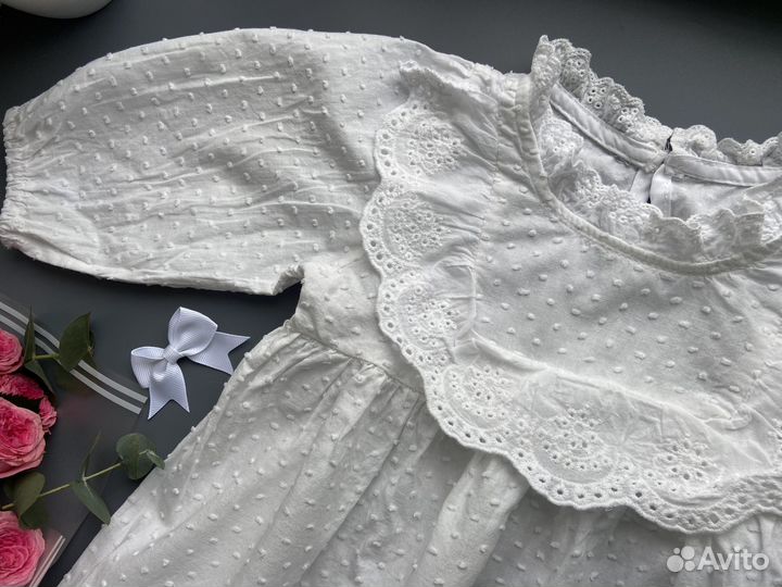 Платье на девочку 80