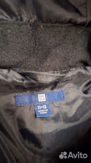 Uniqlo пуховик для девочки 10-12