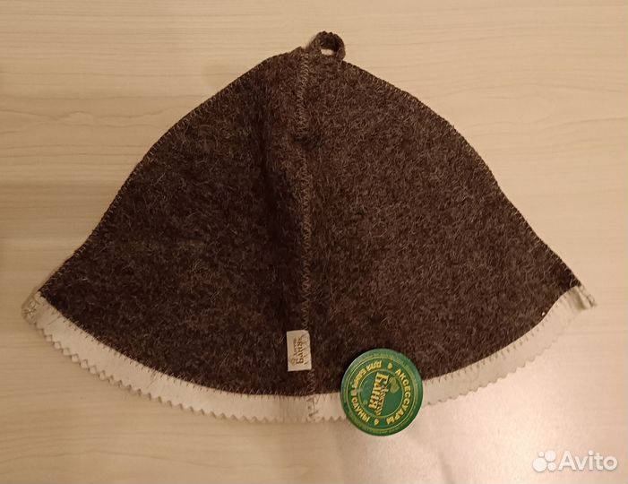 Шапка для бани 100% шерсть