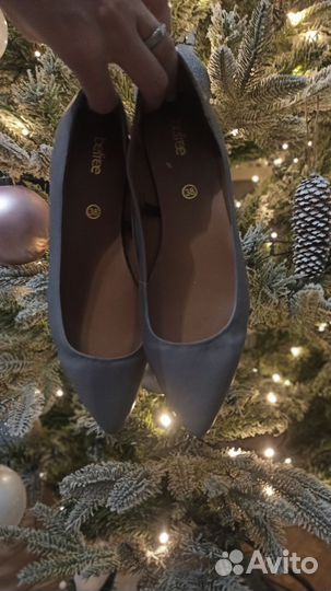 Балетки натуральная кожа 38