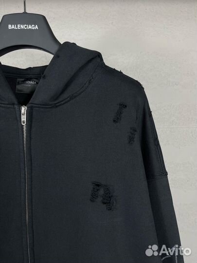 Balenciaga Paris Moon Zip-Hoodie