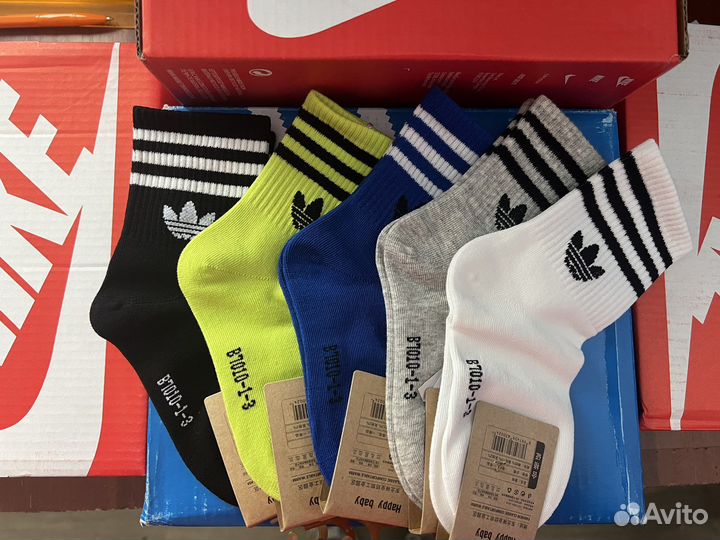 Носки adidas детские комплект 5 пар
