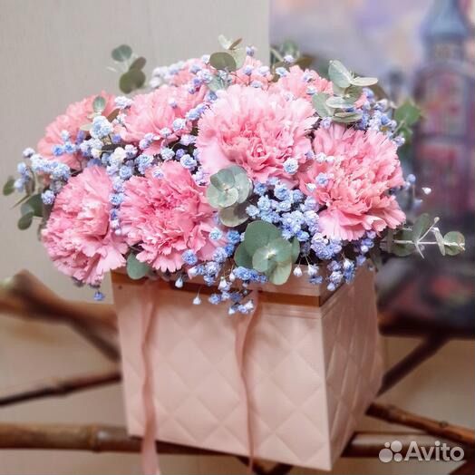 Букеты и композиции из гвоздик(диантусы)