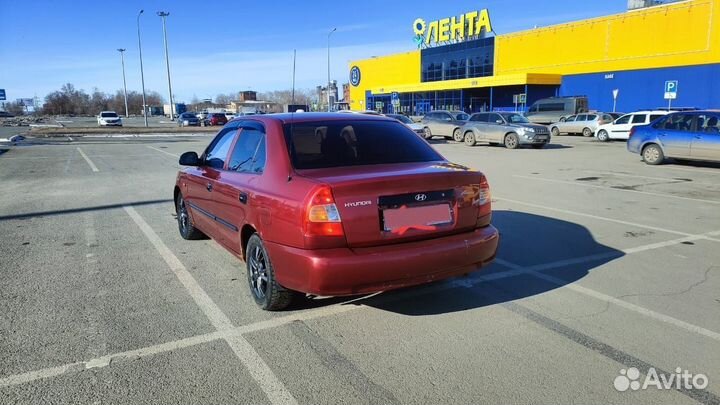 Hyundai Accent 1.5 AT, 2004, 275 000 км