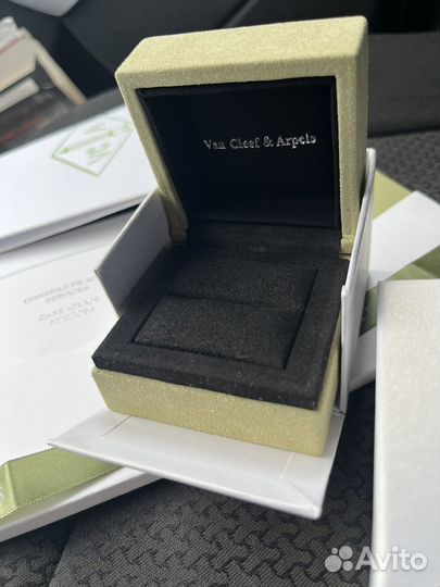 Коробка van cleef для колец