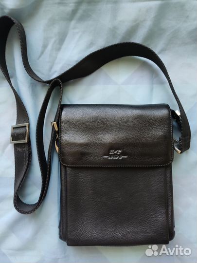 Сумка - планшет мужская из натуральной кожи