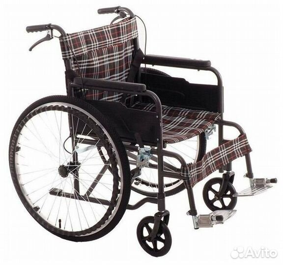 Кресло-коляска MET stadik MK-300 с тормозом для со