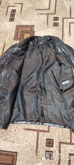 Кожаная куртка мужская 50 52