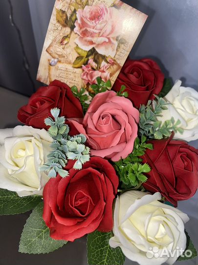 Букет цветов из Мыла