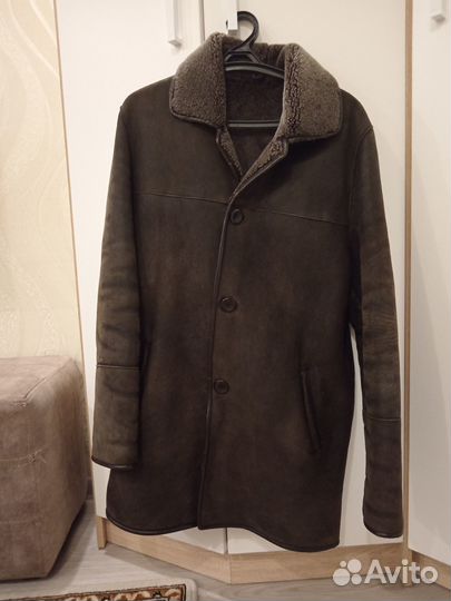 Мужская натуральная дубленка