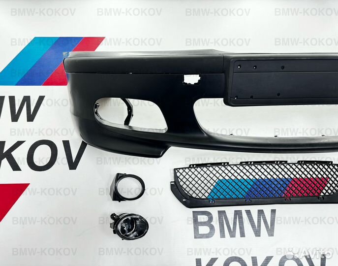 Передний бампер Мтех в сборе для BMW E46