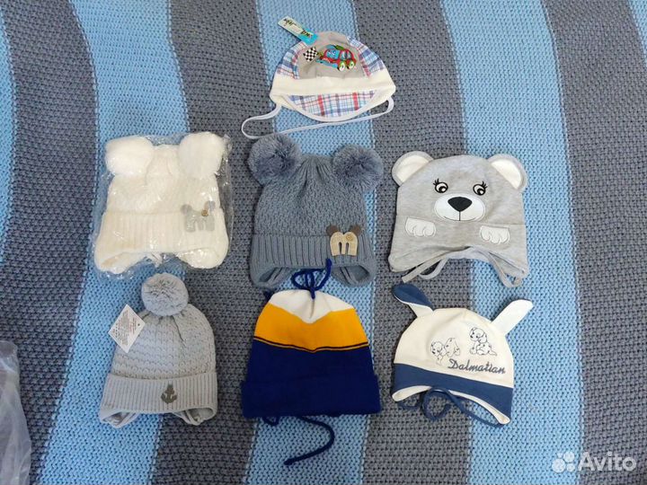Новые шапочки для девочек и мальчиков
