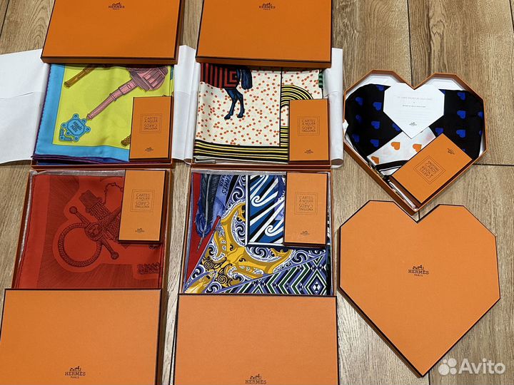 Платок hermes шелк оригинал