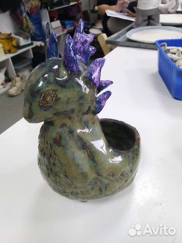 Дракон кашпо