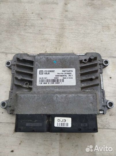 Блок управления двигателем Cruze 1.6-1.8